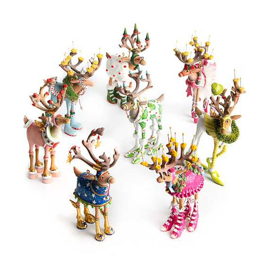 Dash Away Reindeer Mini Ornaments