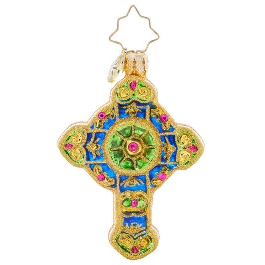 Brilliant Bejeweled Cross Gem