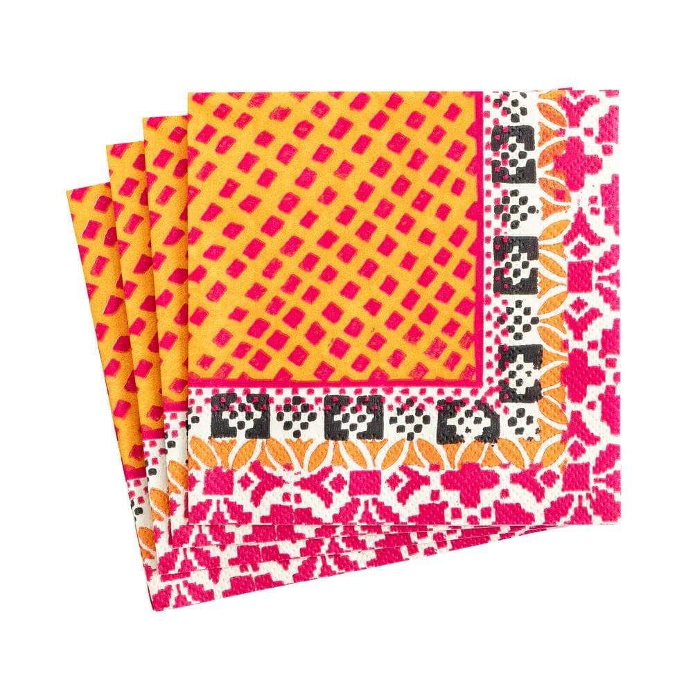 Frida Black & White Cocktail Napkins