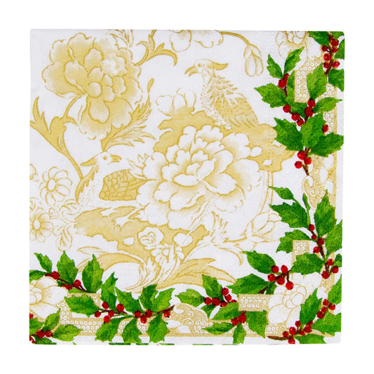 Holly Ceramic Ivory & Gold