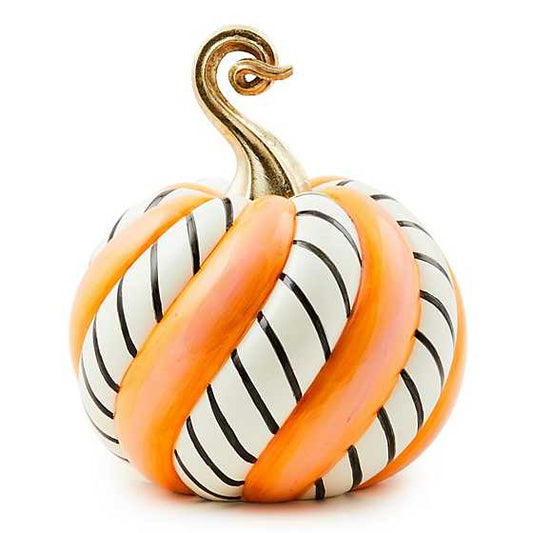 Trick or Treat Candy Swirl Medium Pumpkin