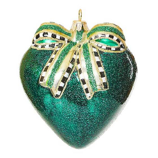 Emerald Heart Ornament