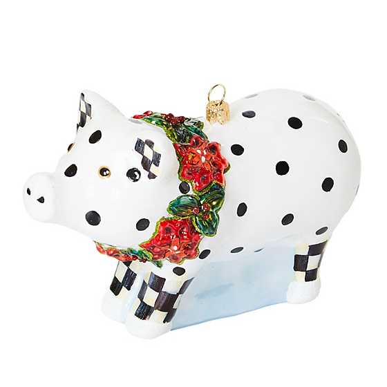 Christmas Pig Ornament