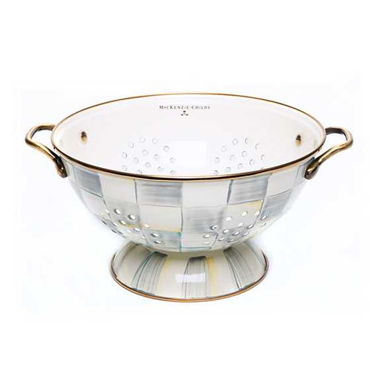 Sterling Check Enamel Colanders