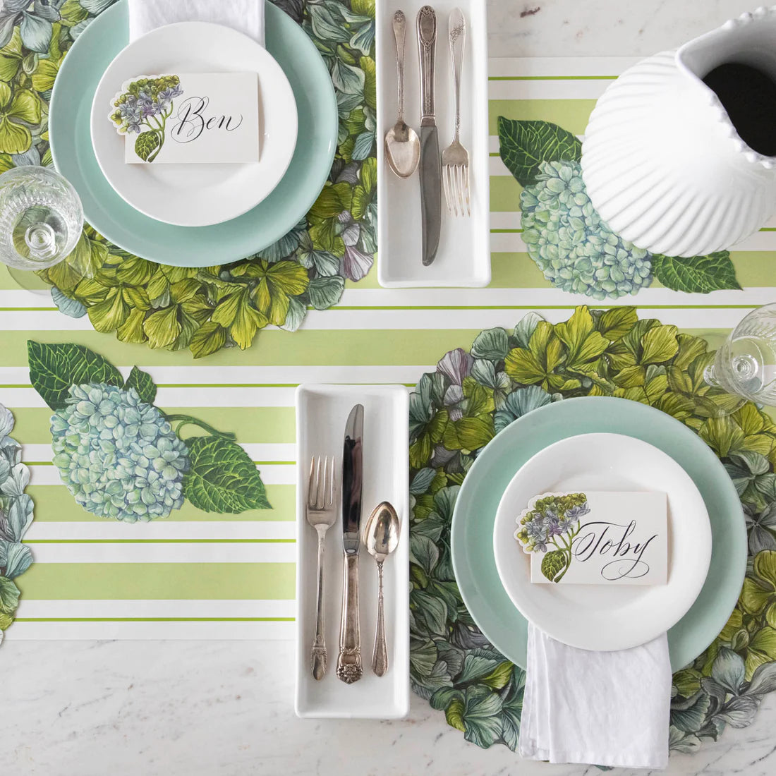 Hydrangea Die-Cut Placemat