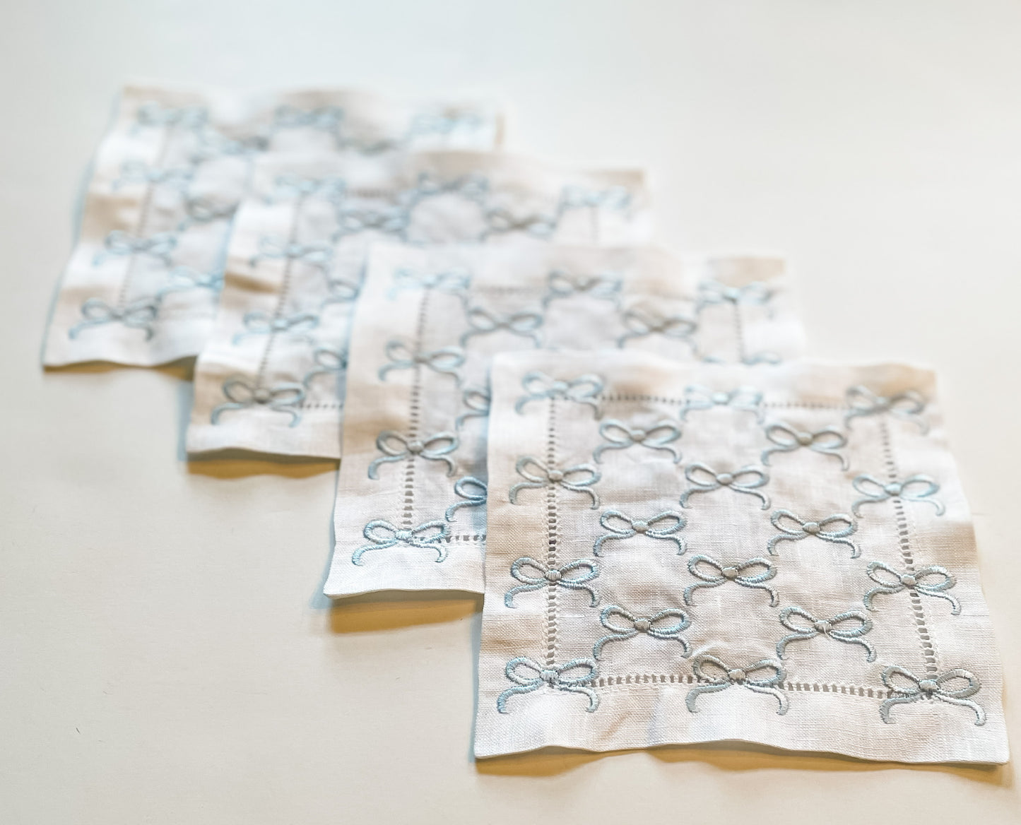 Bow Trellis Cocktail Napkins