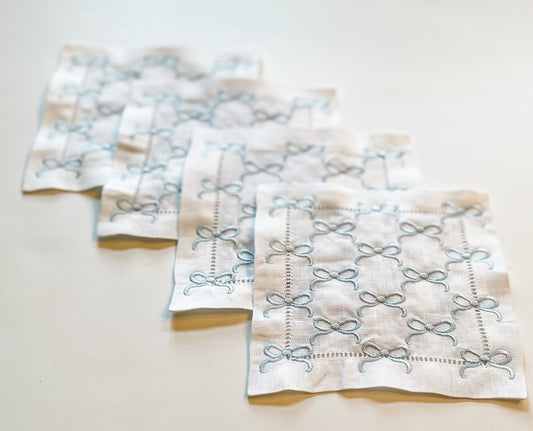 Bow Trellis Cocktail Napkins