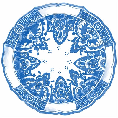 China Blue Die-Cut Placemat