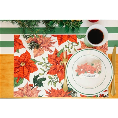 Festive Poinsettias Placemat