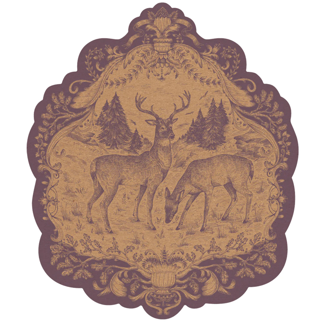 Fable Fauna Die-Cut Placemat