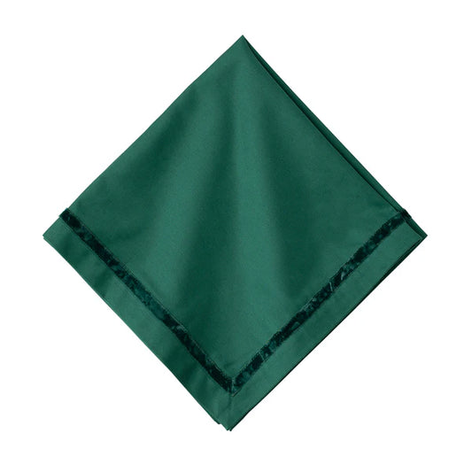 Velvet Trim Napkins