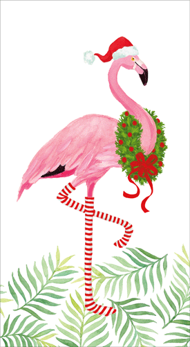 Christmas Flamingos Napkins