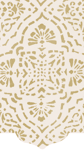 Annika Guest Napkins Ivory & Gold