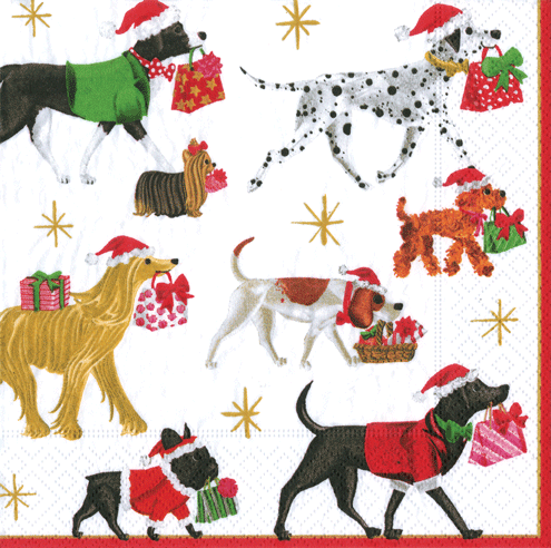 Christmas Delivery Napkins