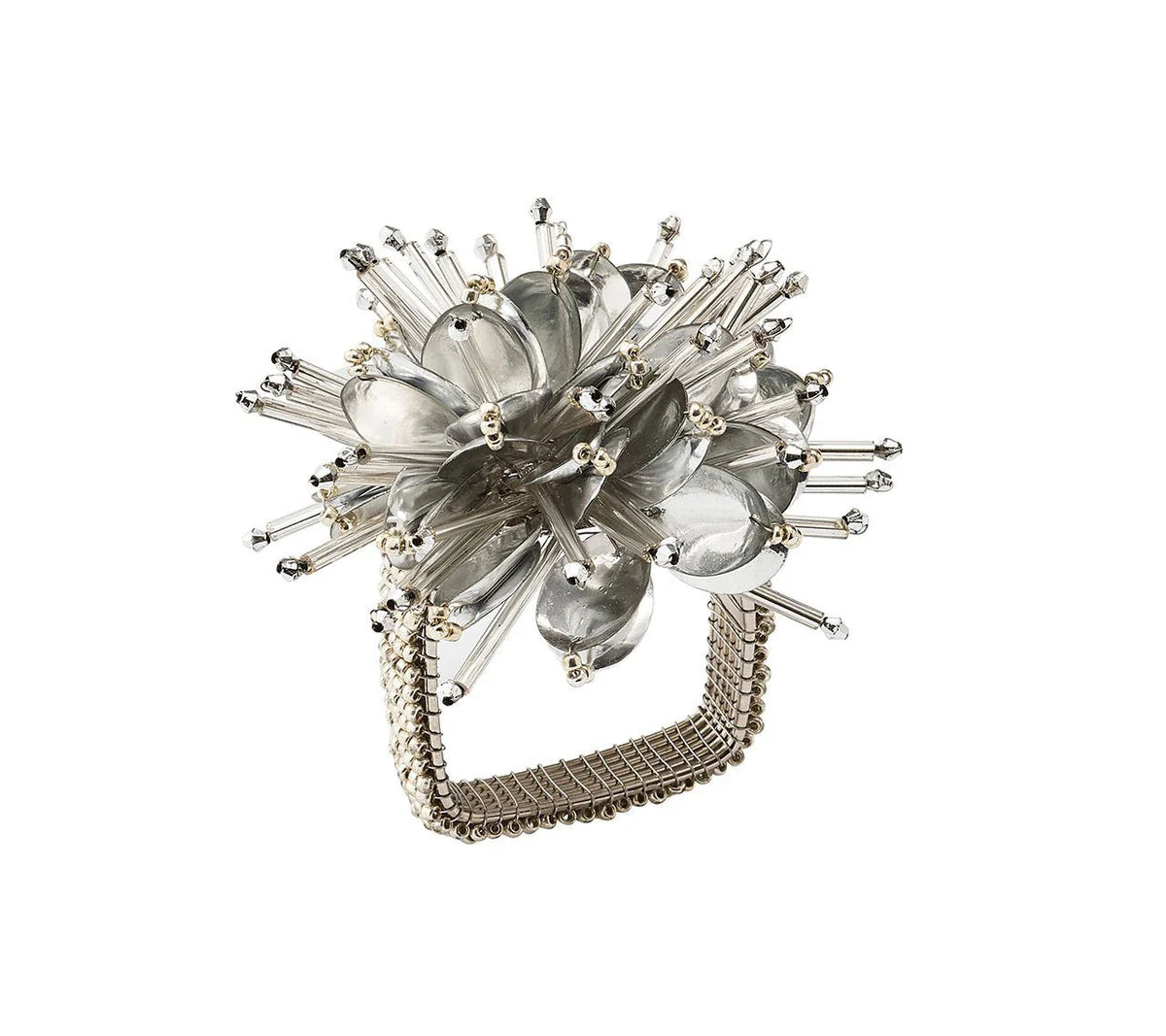 Silver Starburst Napkin Ring