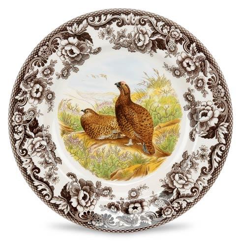 Woodland Red Grouse Dinner Plate RETIRED