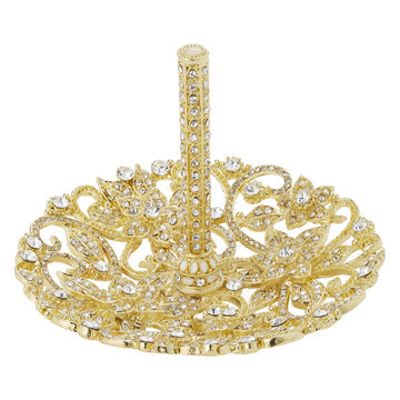 Gold Flora Ring Holder