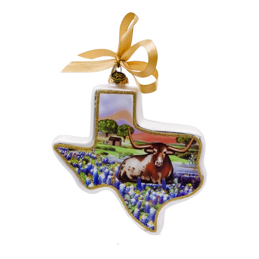 State of Texas Christmas Ornament