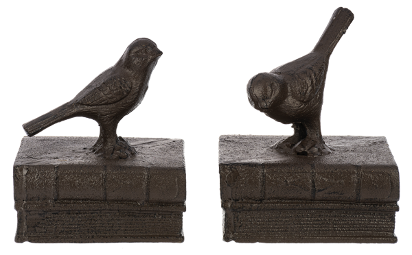 Bird on Books Bookends