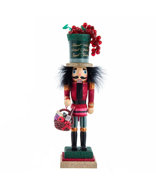 Wine Nutcracker 14"