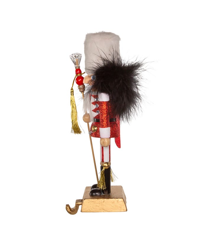 Stocking Holder Nutcracker 10"