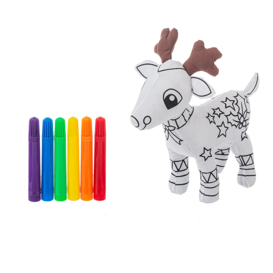 Mini Coloring Kit - Reindeer