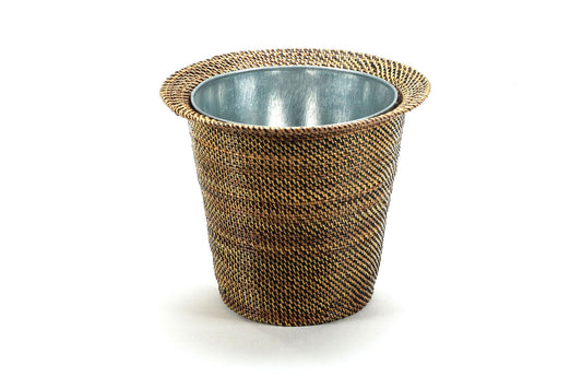 Woven Wine Bucket with Galvanized Liner