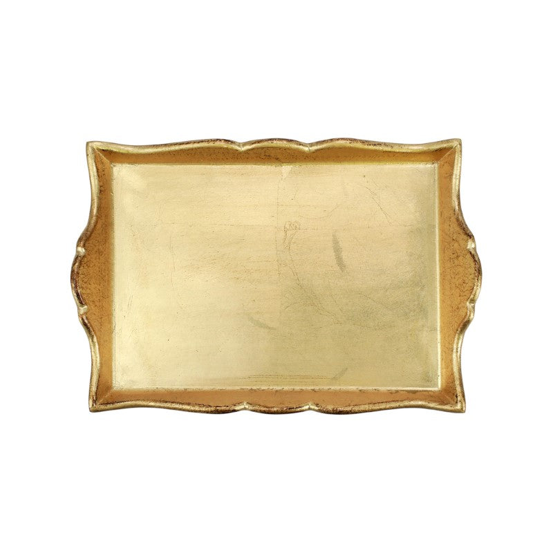 Florentine Handled Rectangular Tray