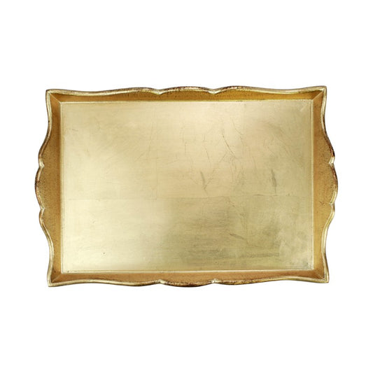 Florentine Handled Rectangular Tray