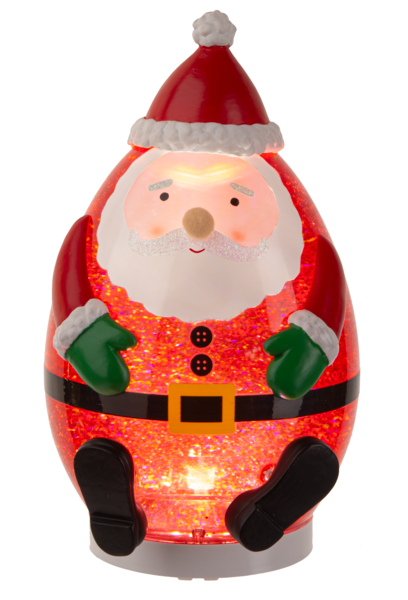 Shimmer Santa Figurine