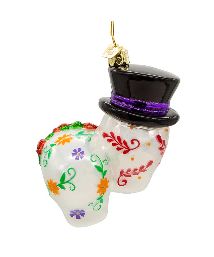 Day Of The Dead Couple Ornament