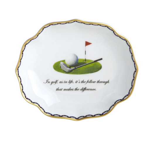 Golf As In Life Ring Tray