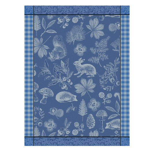 Dans le Bois Tableau Tea Towel Blue