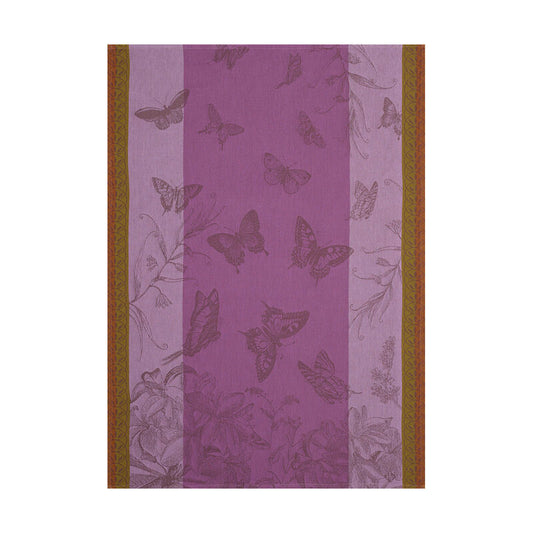 Jardin des Papillons Tea Towel Pink