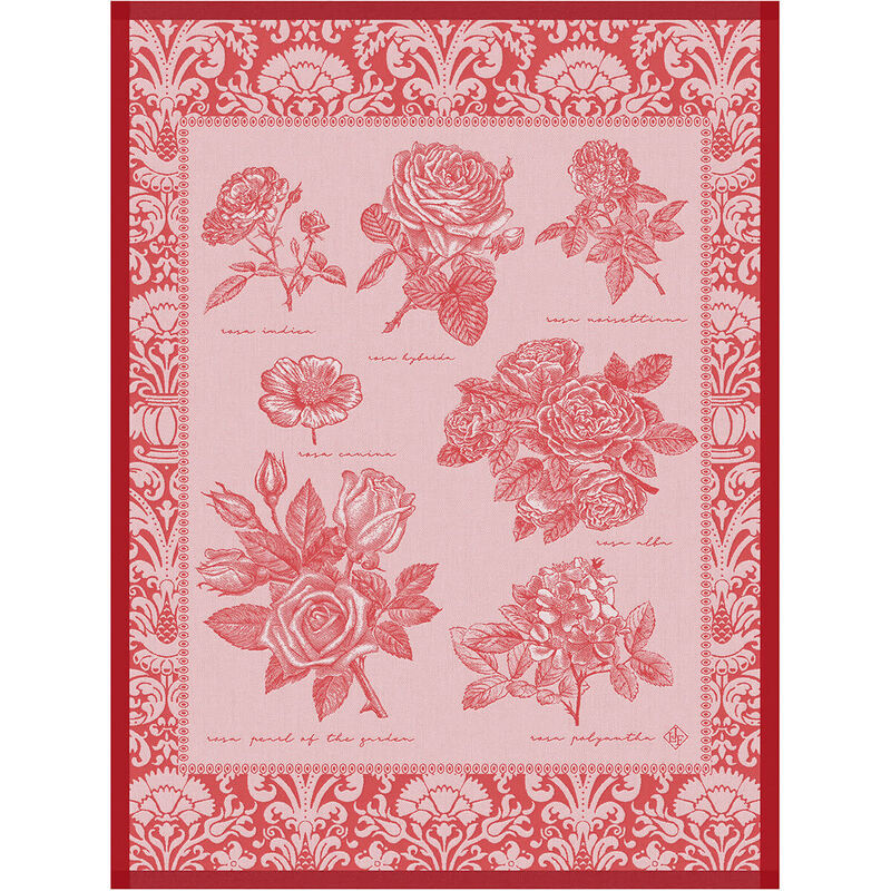 Jardin des Roses Tea Towel