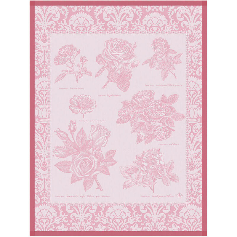 Jardin des Roses Tea Towel