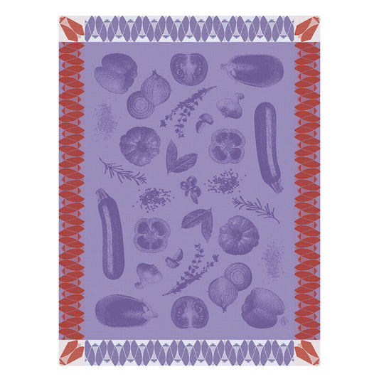 Ratatouille Tea Towel Purple