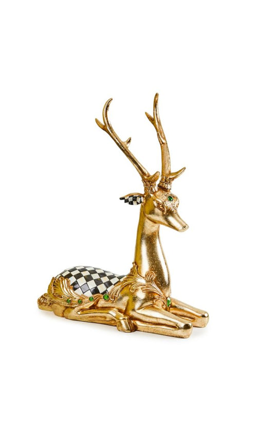 Emerald Luxe Resting Gold Deer