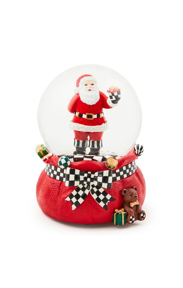 Gift Giving Santa Snow Globe