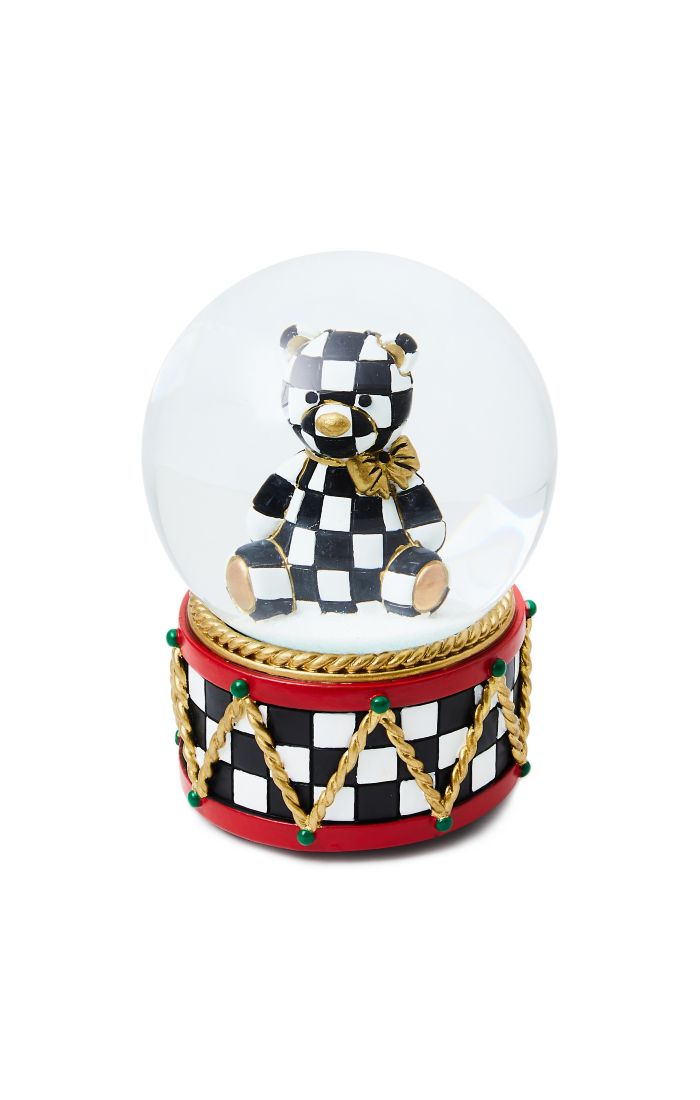 Courtly Bear Snow Globe