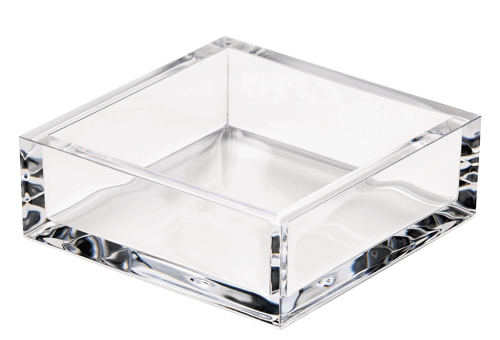 Acrylic Napkin Holder Crystal Clear