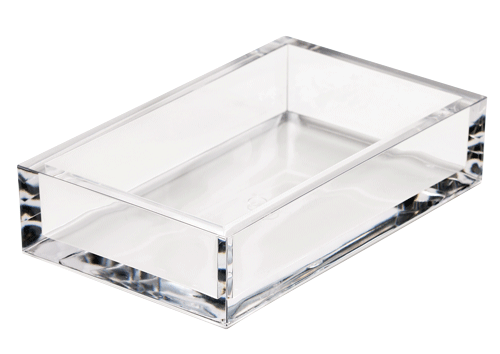 Acrylic Napkin Holder Crystal Clear