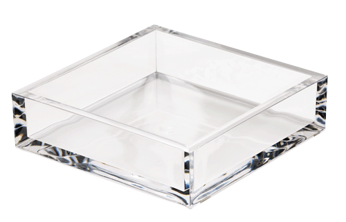 Acrylic Napkin Holder Crystal Clear