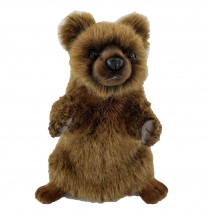 Brown Bear Puppet 13"