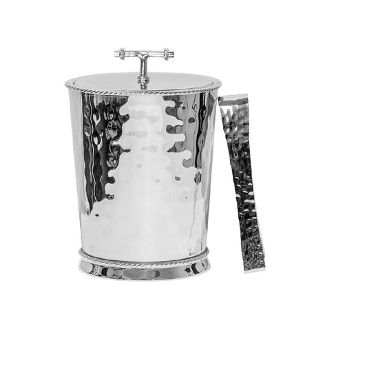 Graham Ice Bucket with Lid and Tongs