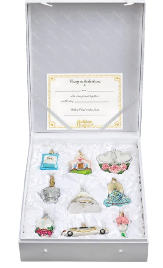 Just Married Ornament Collection