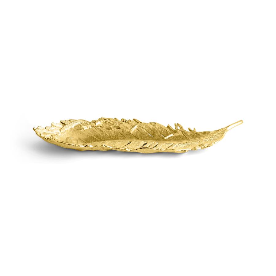 Plume Tray Gold