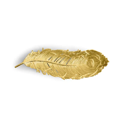 Plume Tray Gold