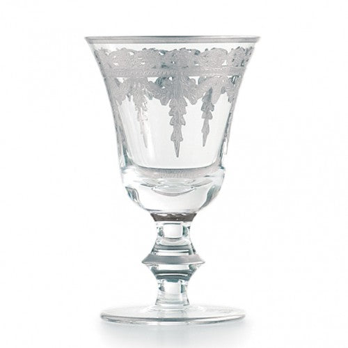 Vetro Silver Wine Glass