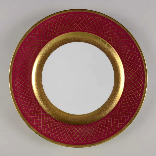 Vintimille Red Dinner Plate